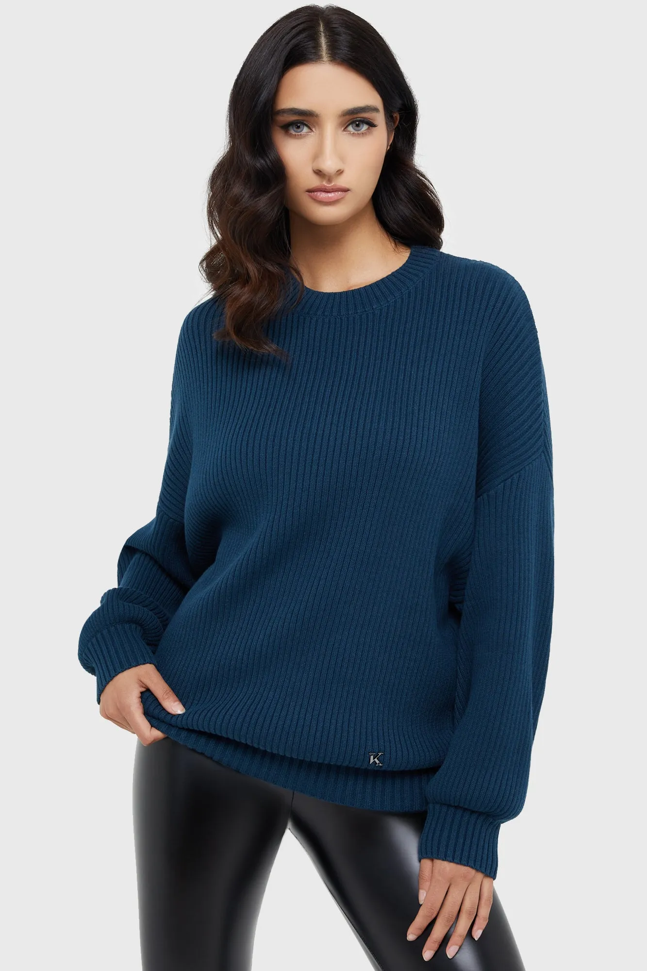 Belinda Sweater [TEAL] UV Protection Finish