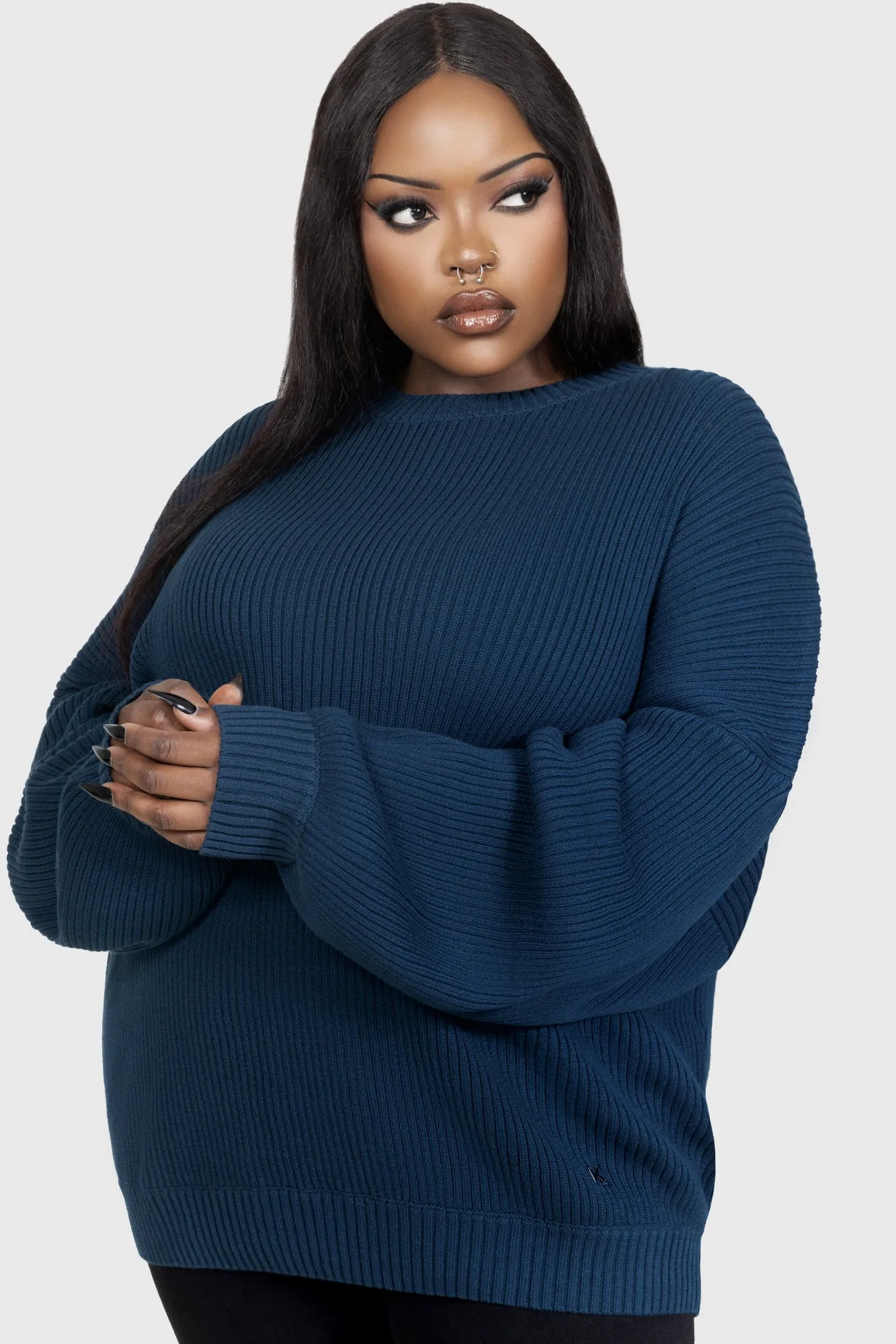 Snug feel Belinda Sweater [TEAL]