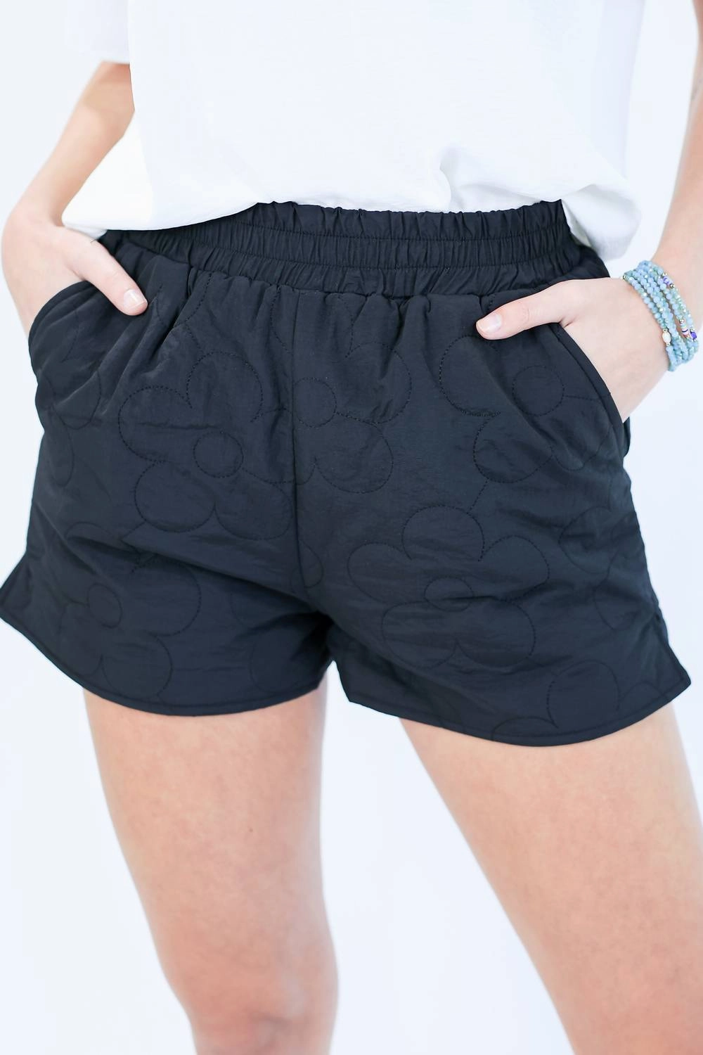 Sport Fit service industry Magical Weekend Puffer Shorts In Black