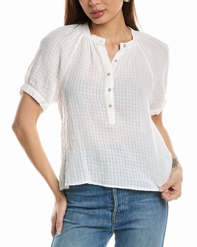 Bella Dahl Raglan Linen-Blend Pullover Winter Must-Have Effortless Comfort Wear