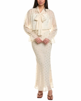 Adjustable Fastening Beulah 2pc Top & Skirt Set