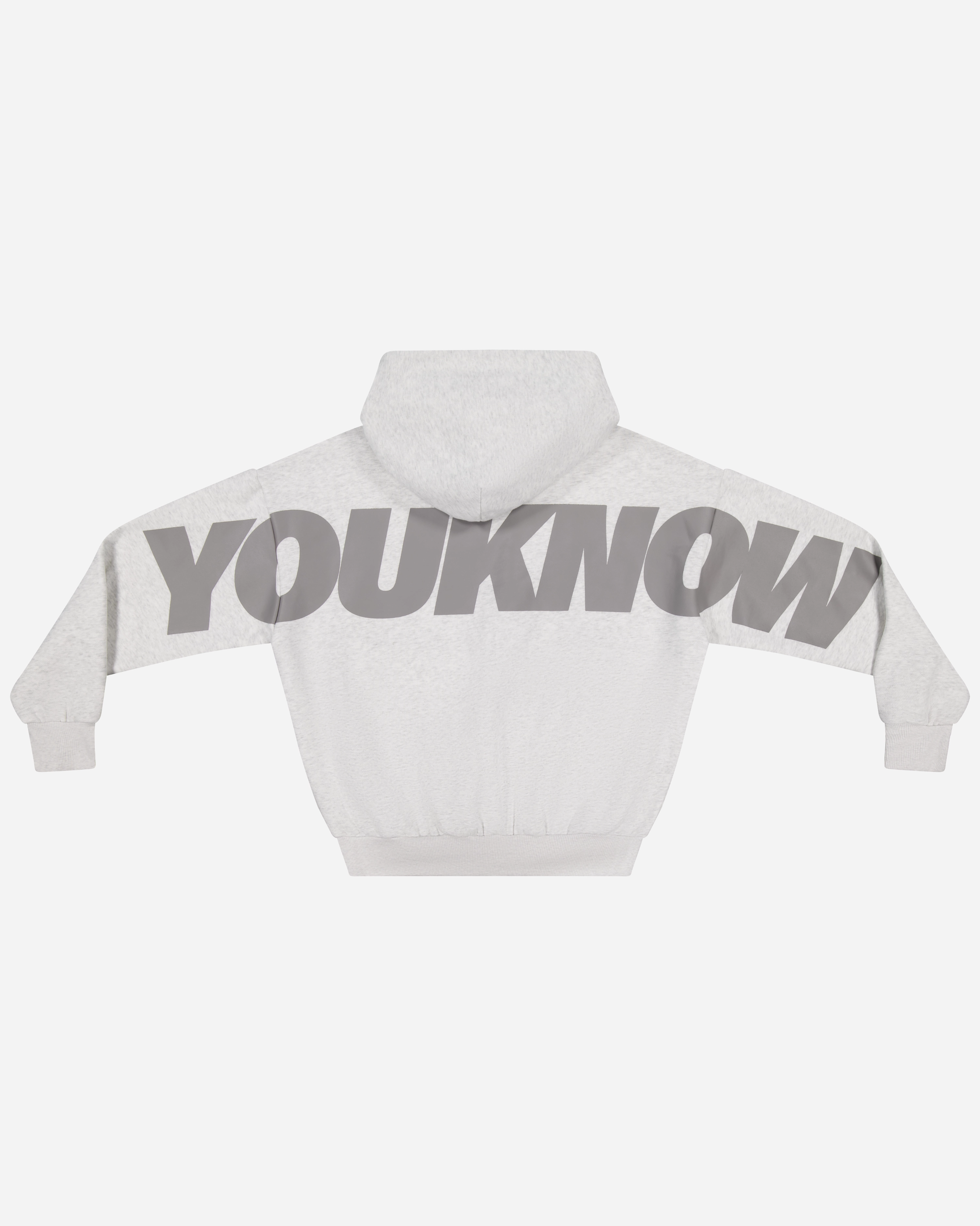 Sleeve Detail Big Back Hoodie | Chalk Dust