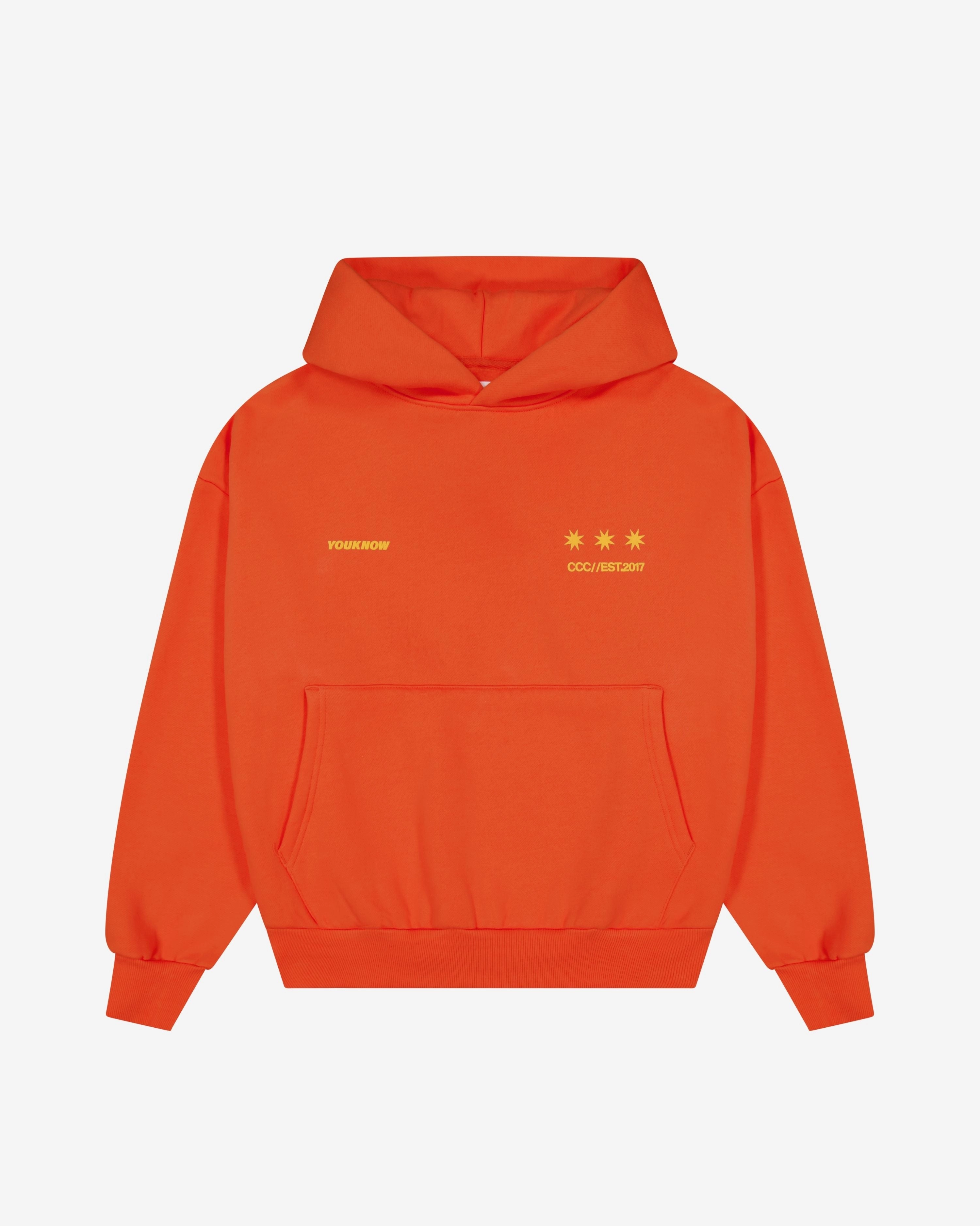 Brushtail possum like Daily Comfort Big Back Hoodie | Orange Sherbert