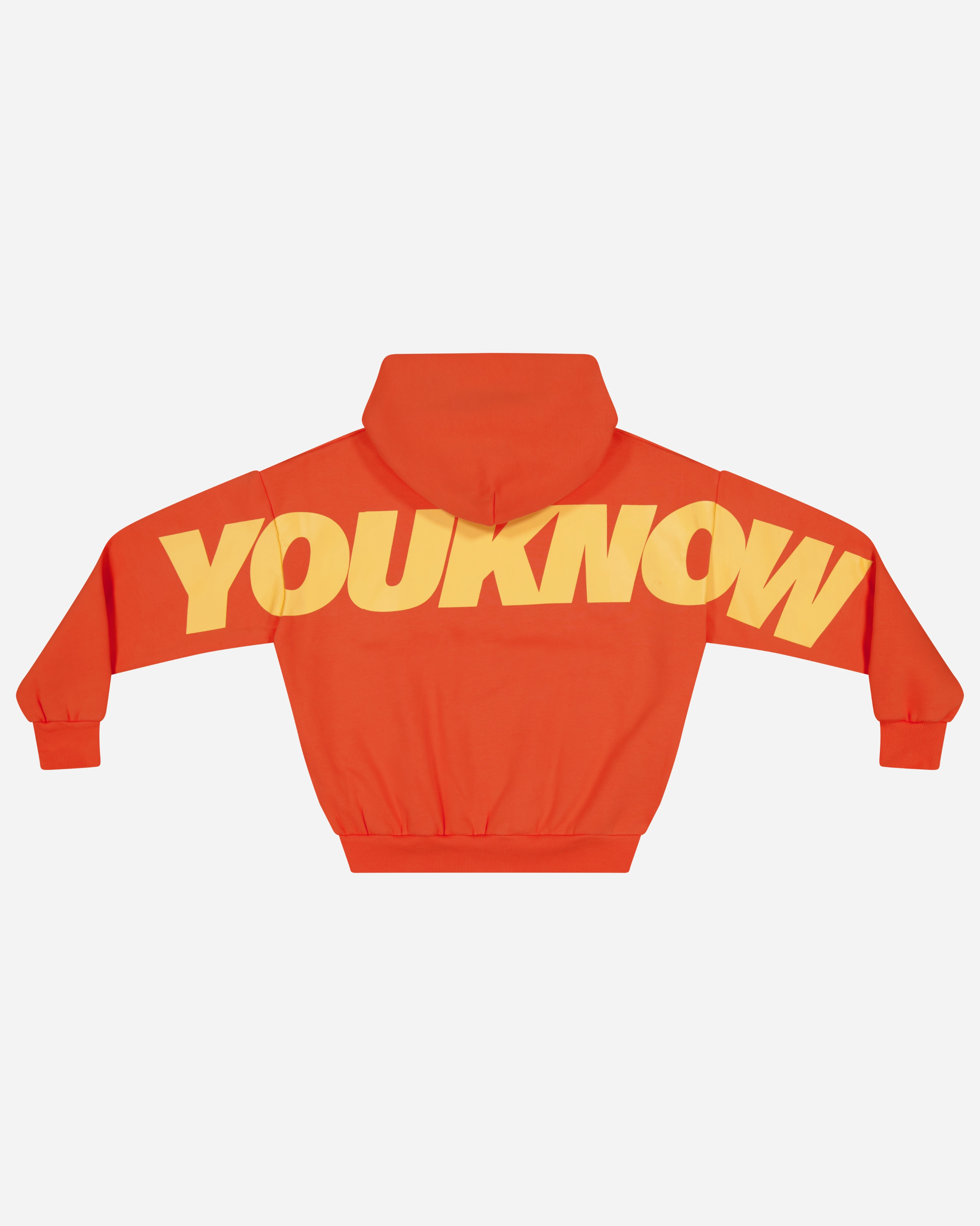 Wind Resistant Seasonal Wardrobe Big Back Hoodie | Orange Sherbert