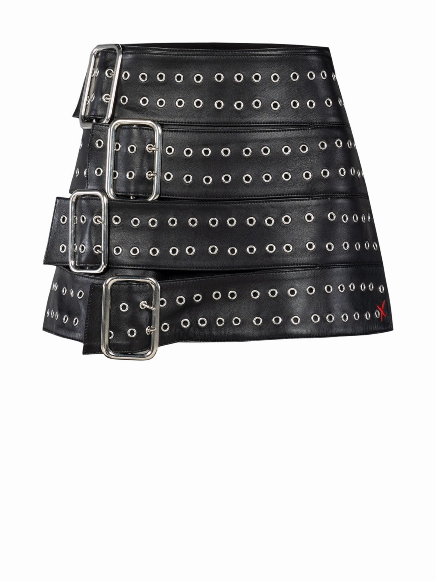 Cozy Tones Breathable Birdeye Leather Skirt