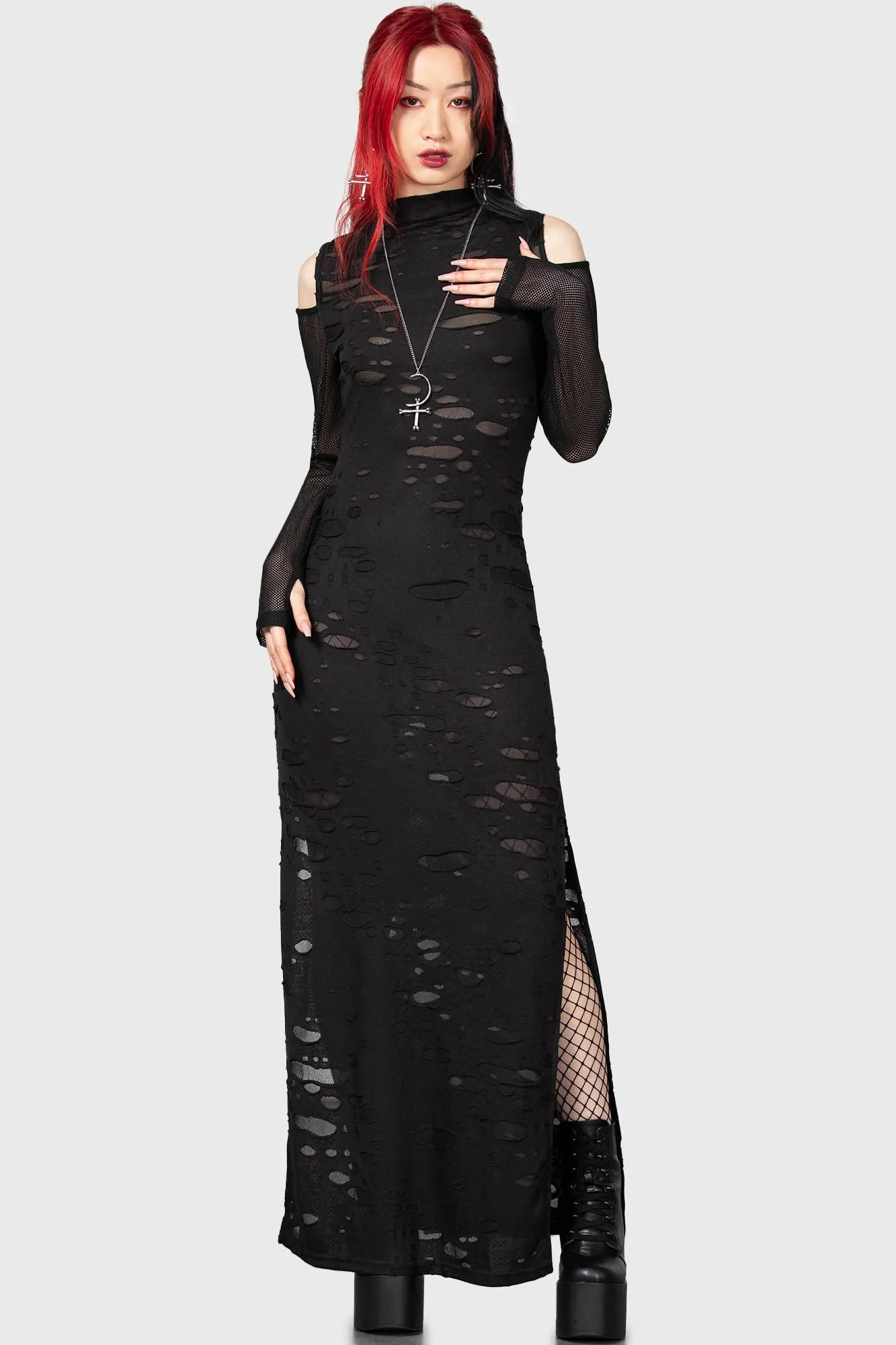Easy-Storage Biters Maxi Dress [B]