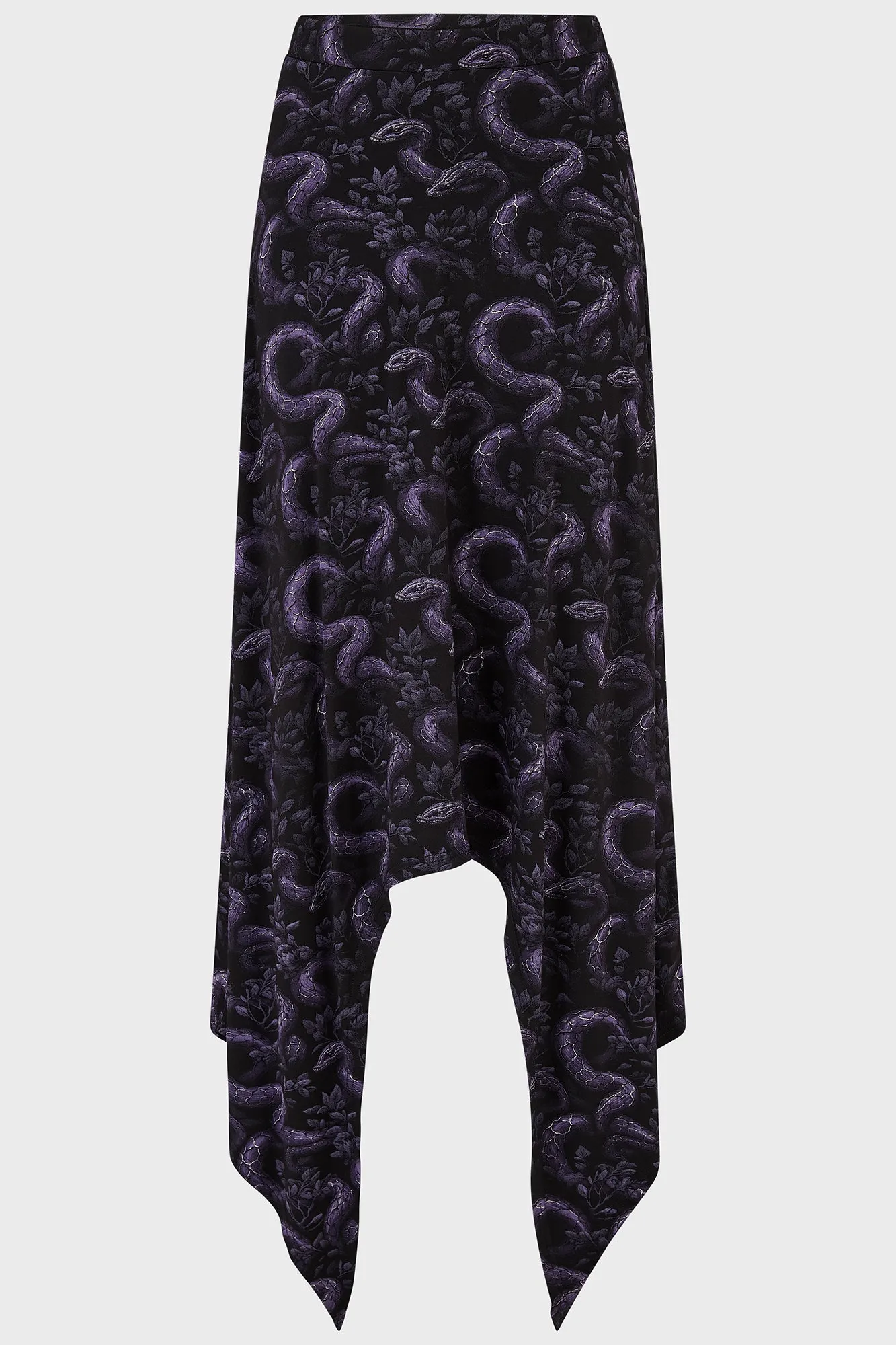 Invisible Seams Bohemian vibe Blackfang Skirt