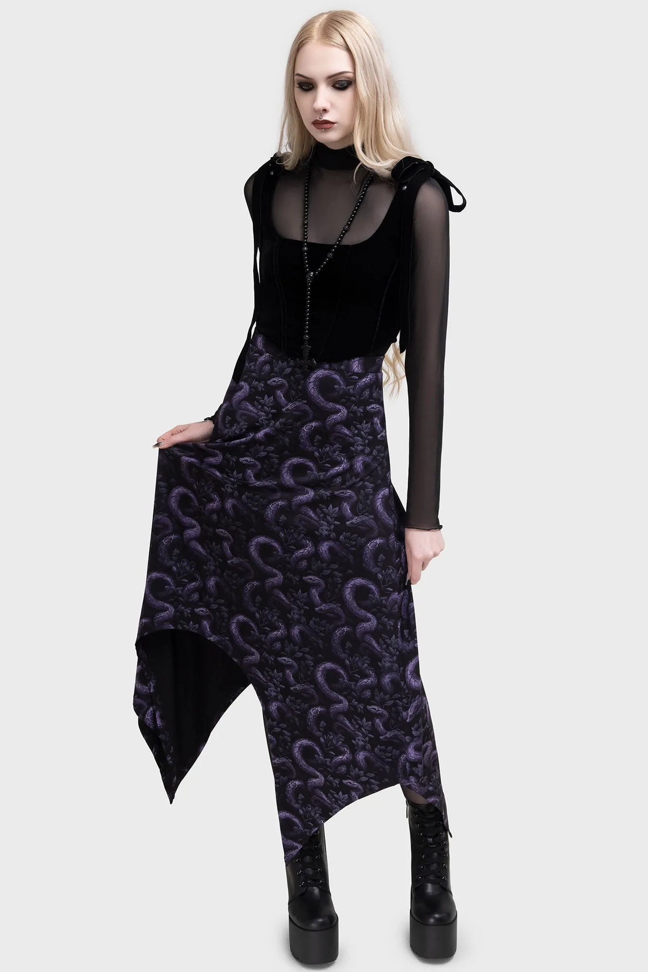 Trendy Mood Mood Dressing Blackfang Skirt