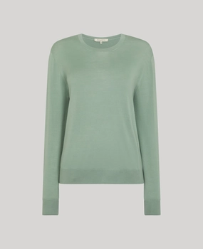 Anti Snag Fabric Lightweight Jersey Material Sadie Crew Neck Jumper