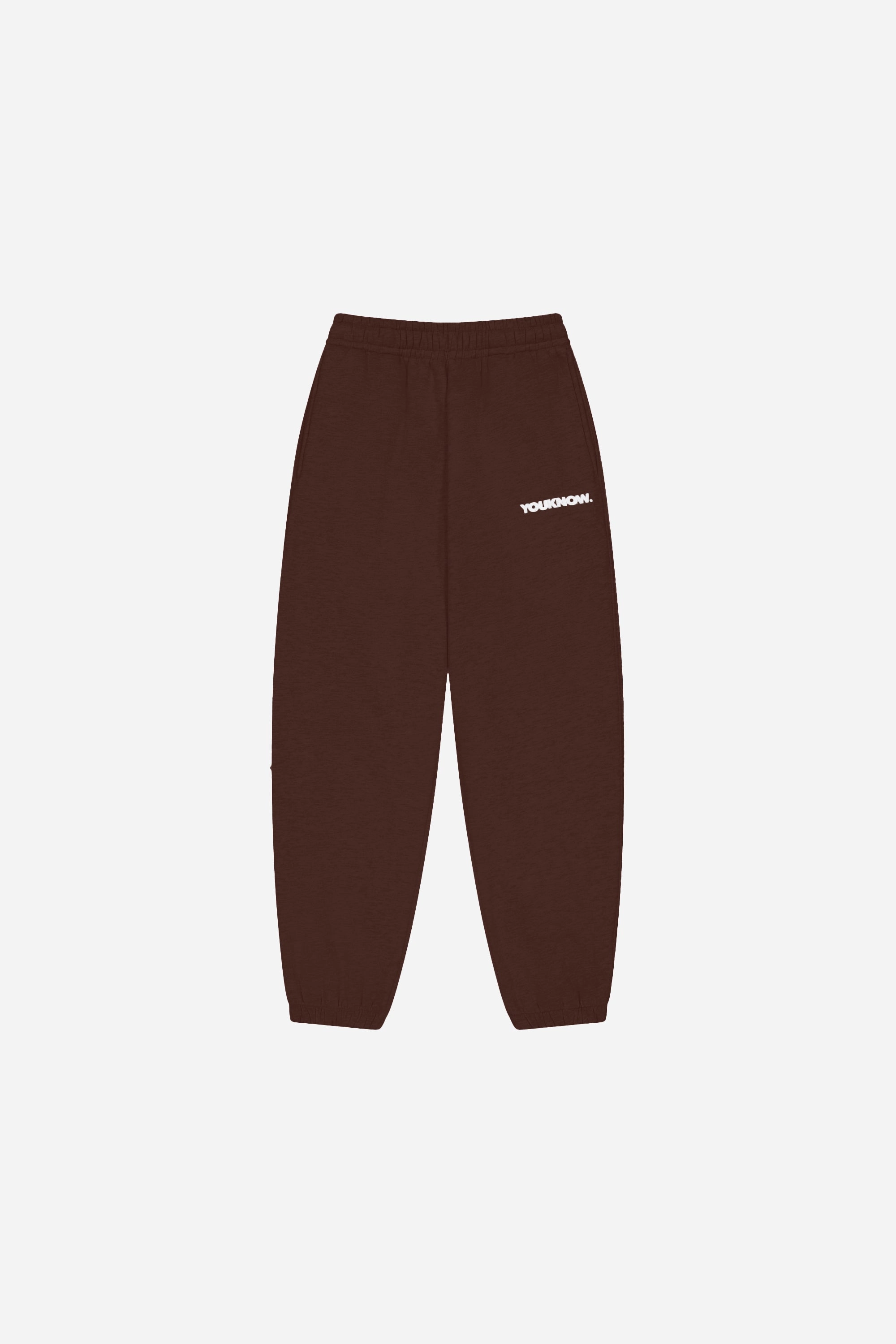 All Purpose BLOCK CUFFED SWEATPANTS | Brown