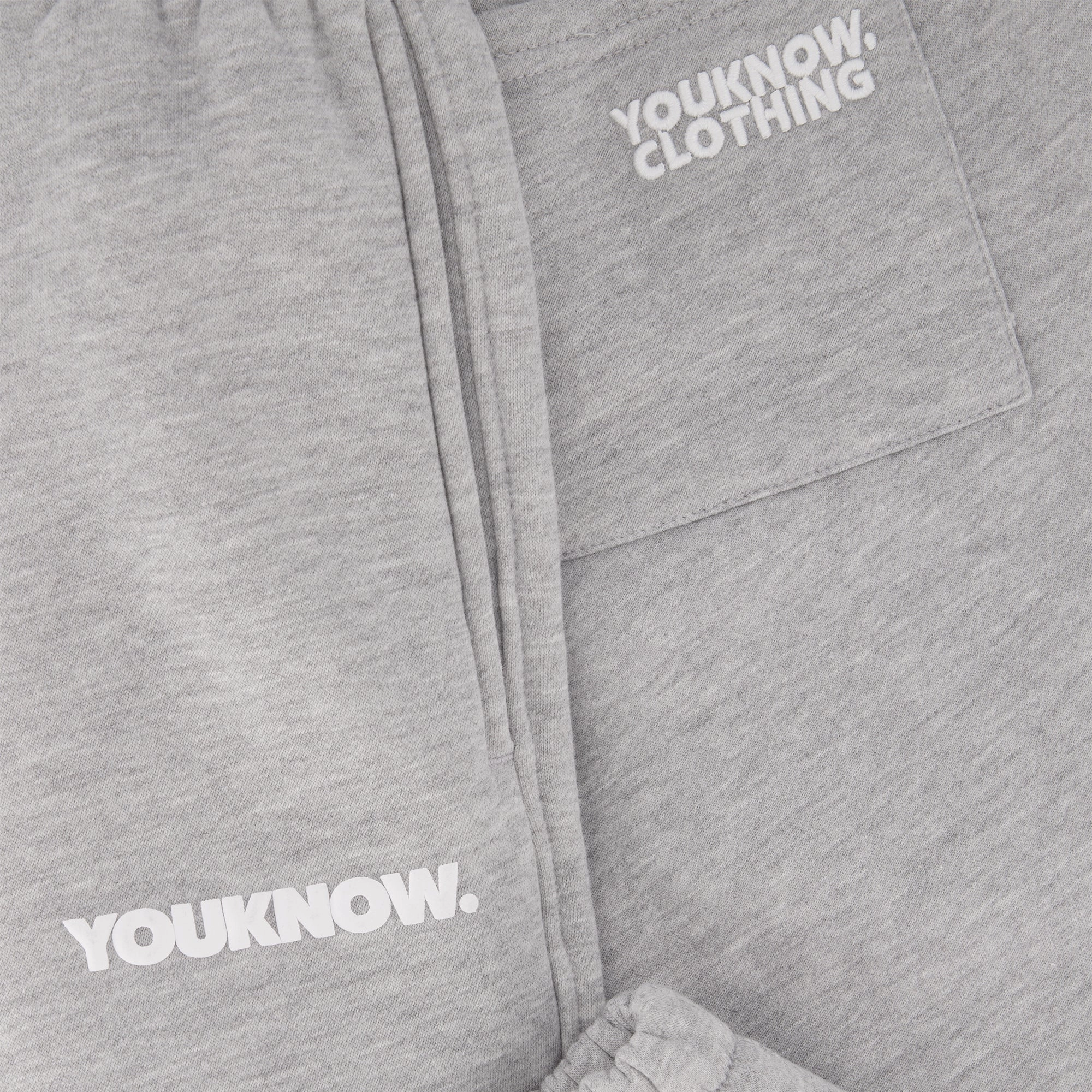 BLOCK CUFFED SWEATPANTS | Grey anti static Chill Comfort Wear
