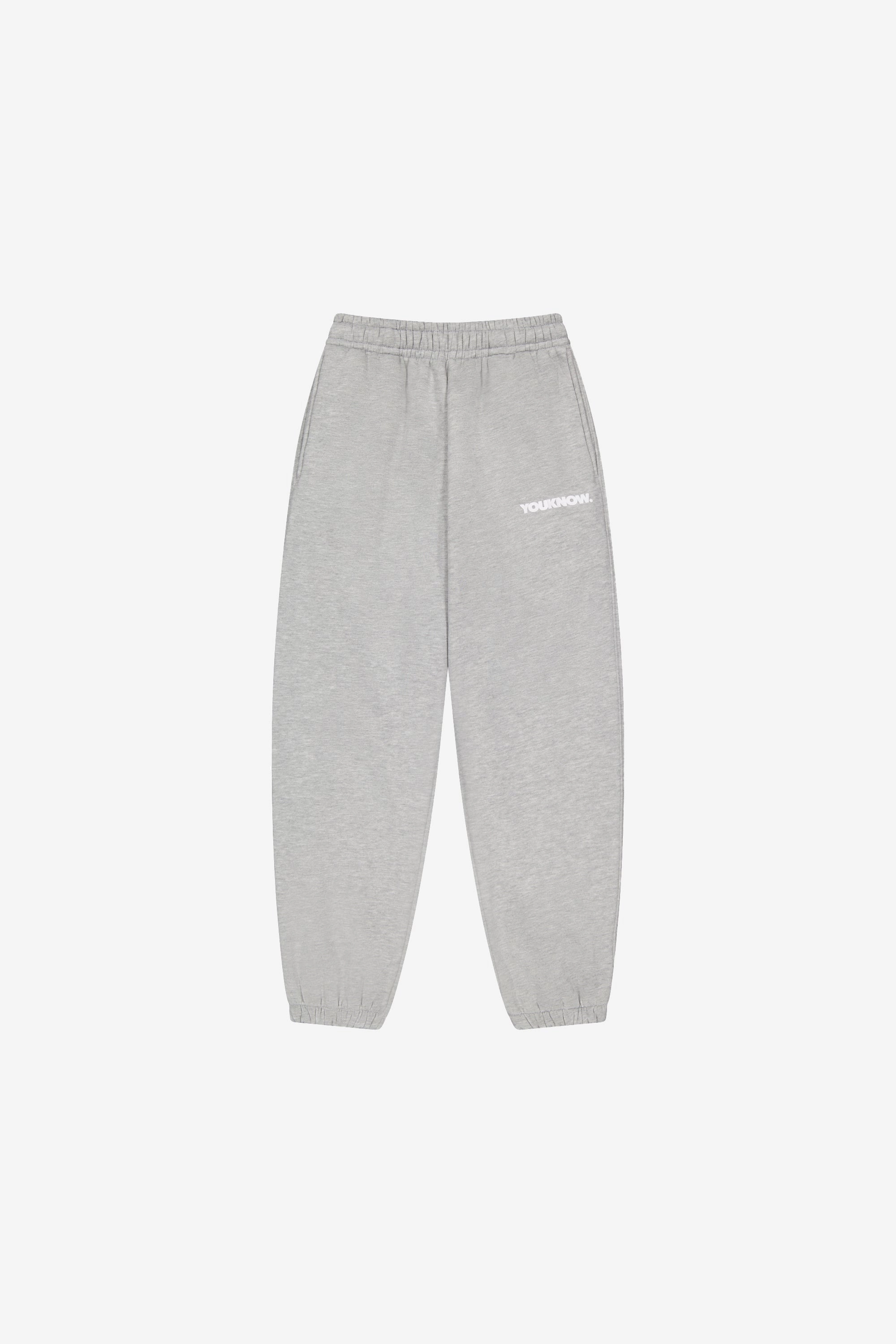 Relaxed Wear BLOCK CUFFED SWEATPANTS | Grey