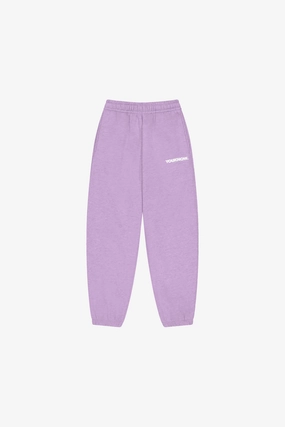 BLOCK CUFFED SWEATPANTS | Lilac Reflective details