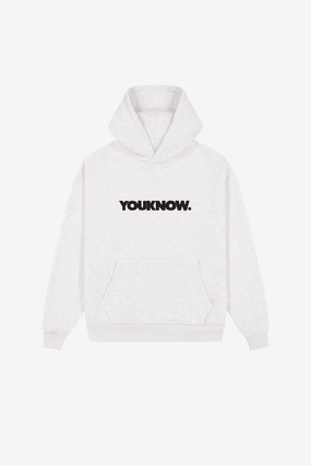 Casual Street BLOCK HOODIE | White Marle
