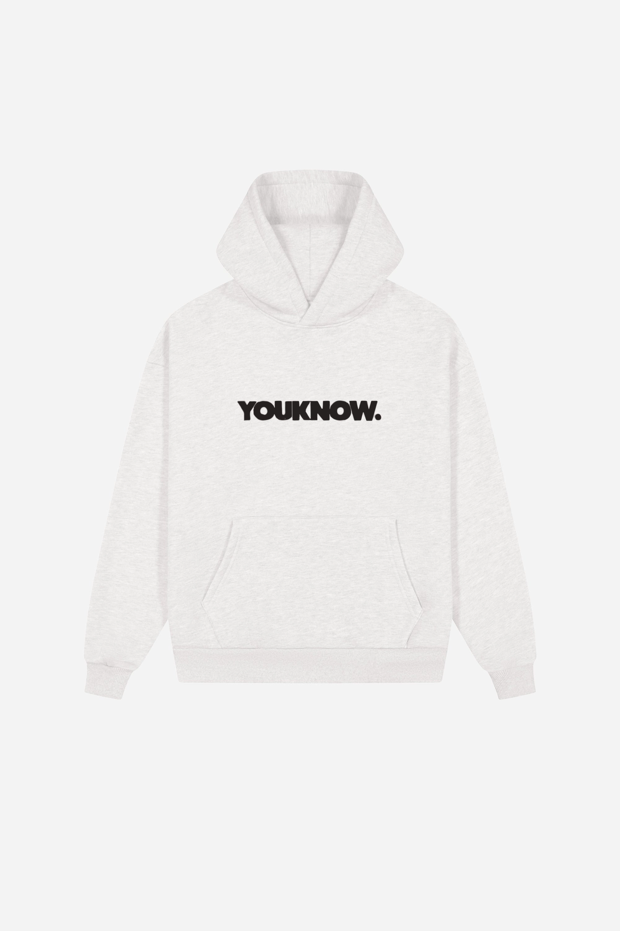 Casual Street BLOCK HOODIE | White Marle