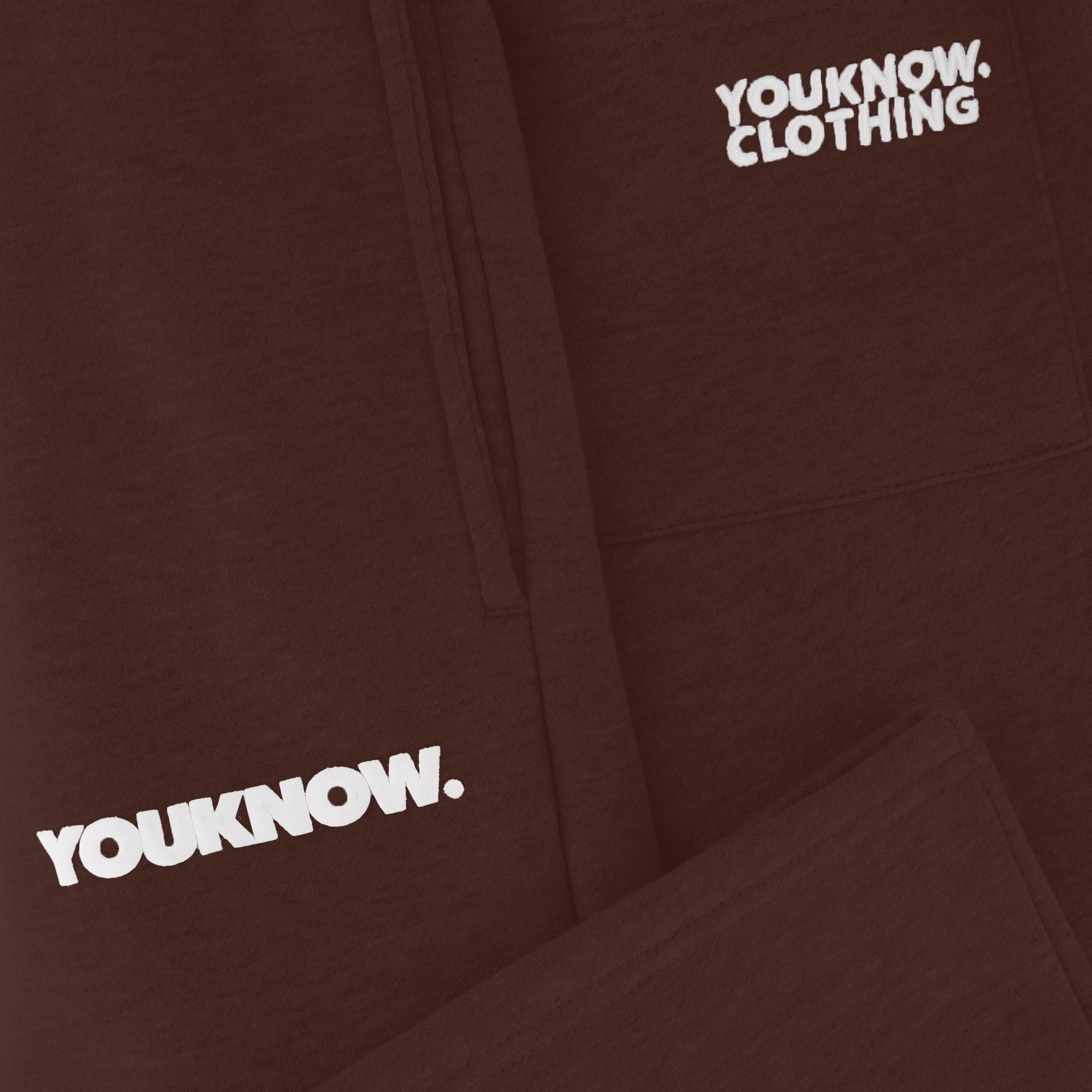 Soft Design BLOCK WIDE-LEG SWEATPANTS | Brown