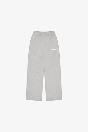 BLOCK WIDE-LEG SWEATPANTS | Grey Layered Comfort