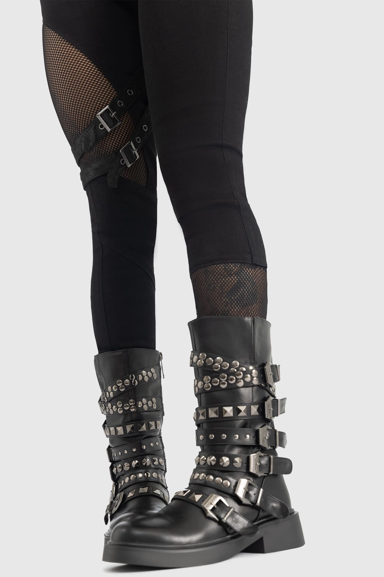 Blood Grunge Boots Flexible Frame Work Commute