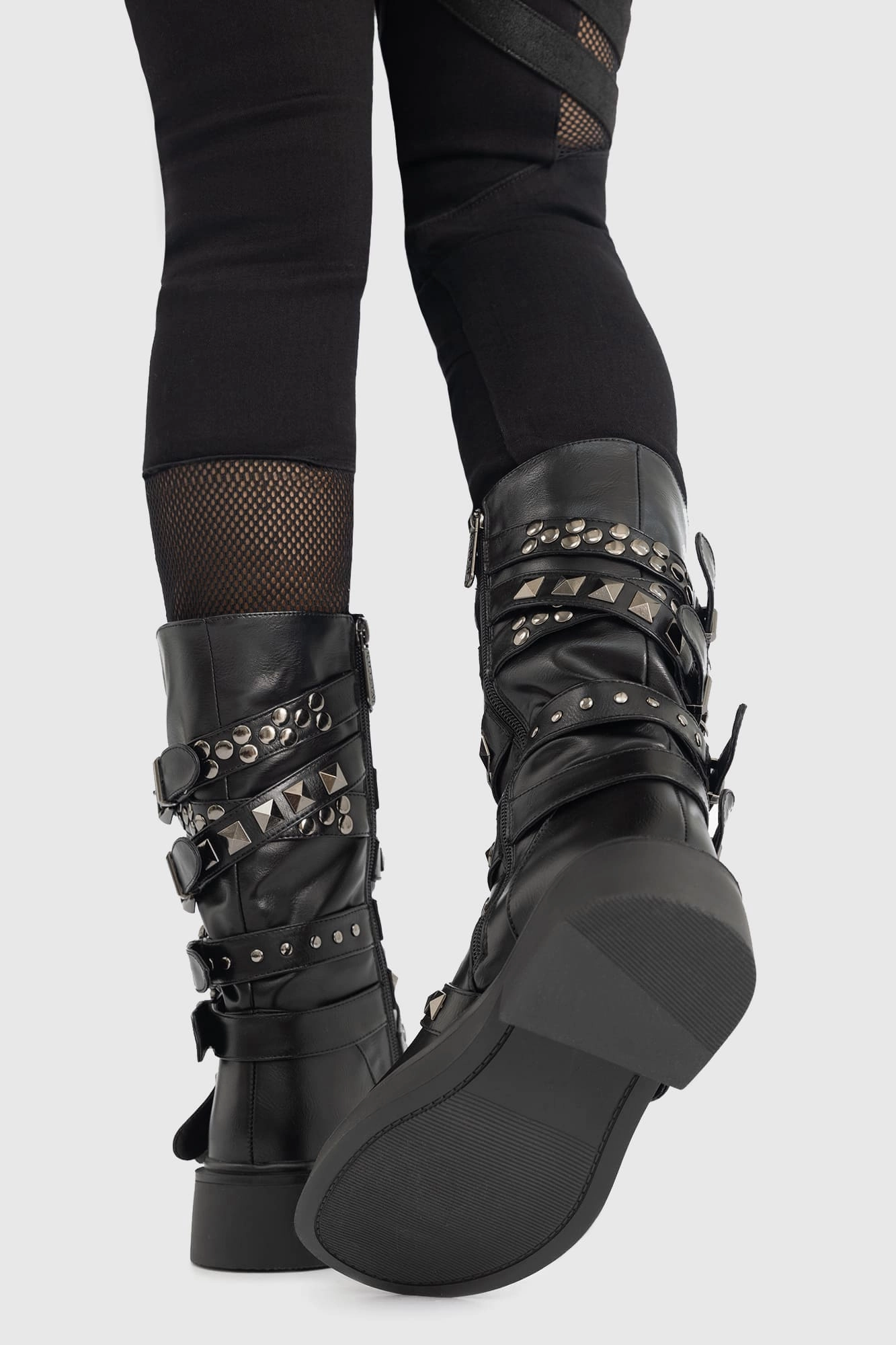 subtle style Blood Grunge Boots