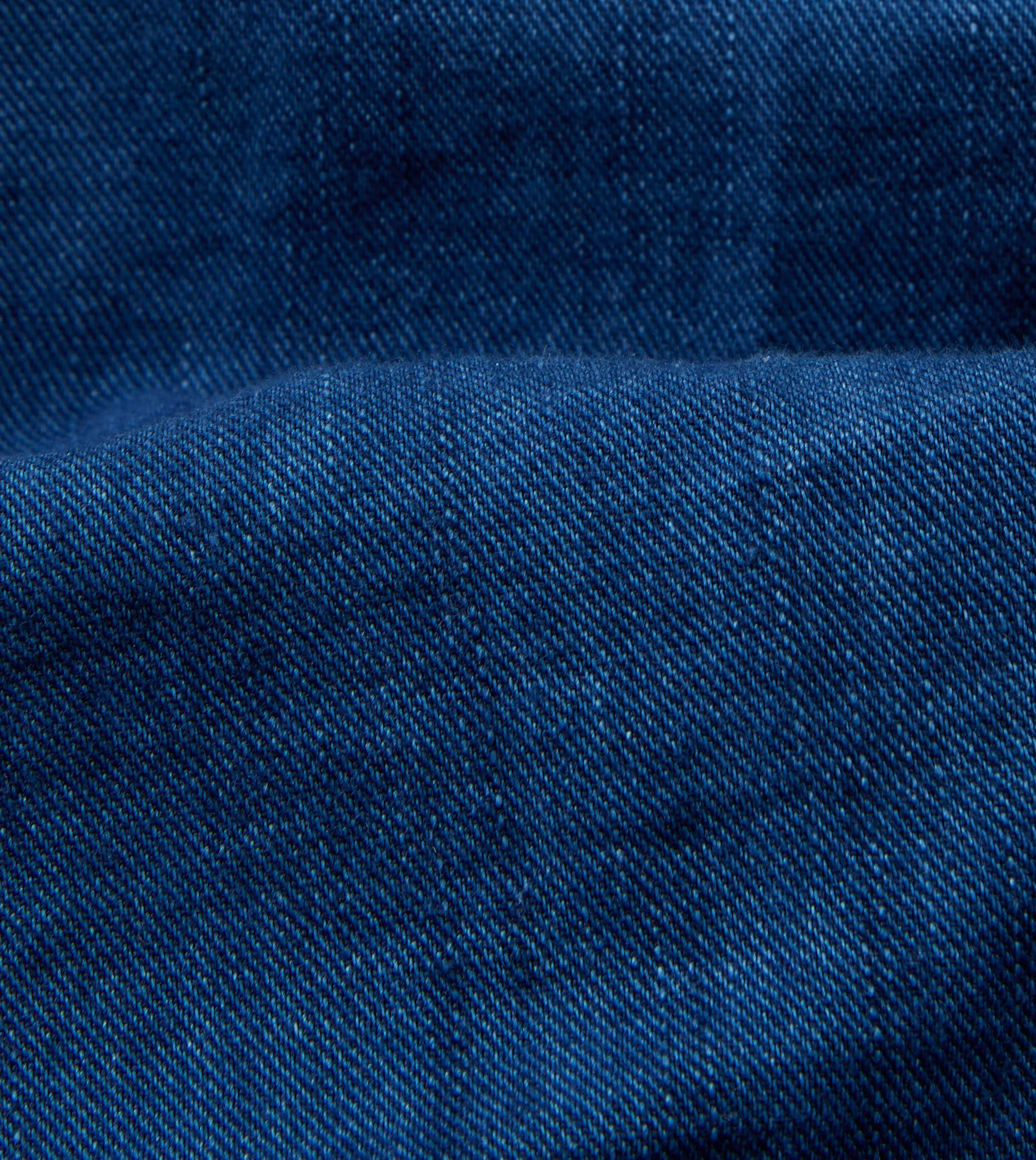 Blue Cotton Linen Two-Pocket Work Shirt Comfort-First