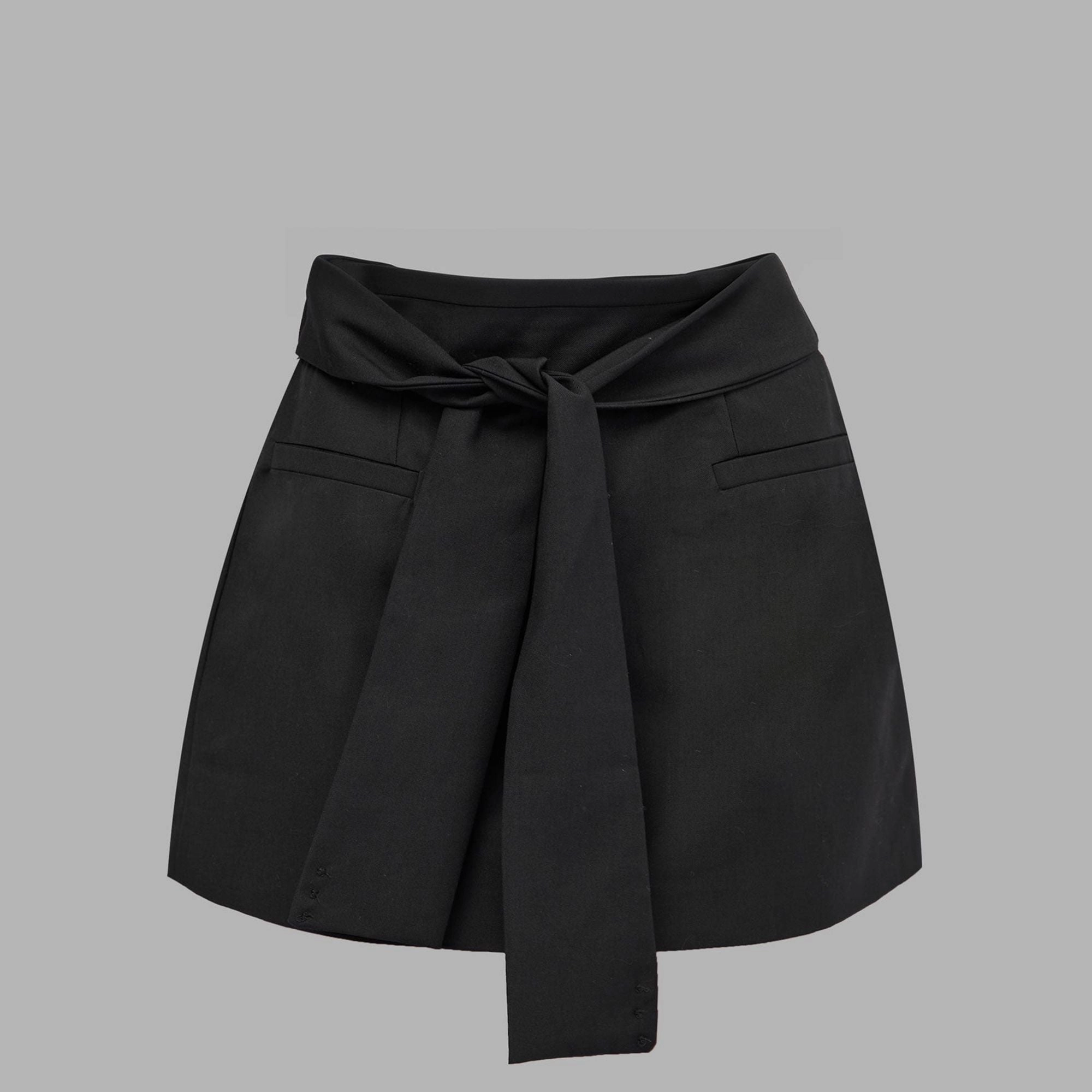Chic Fit Blvck Signature Tie-Front Skirt