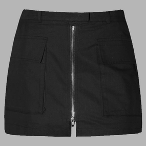 Blvck Zipped Skirt Water Resistant