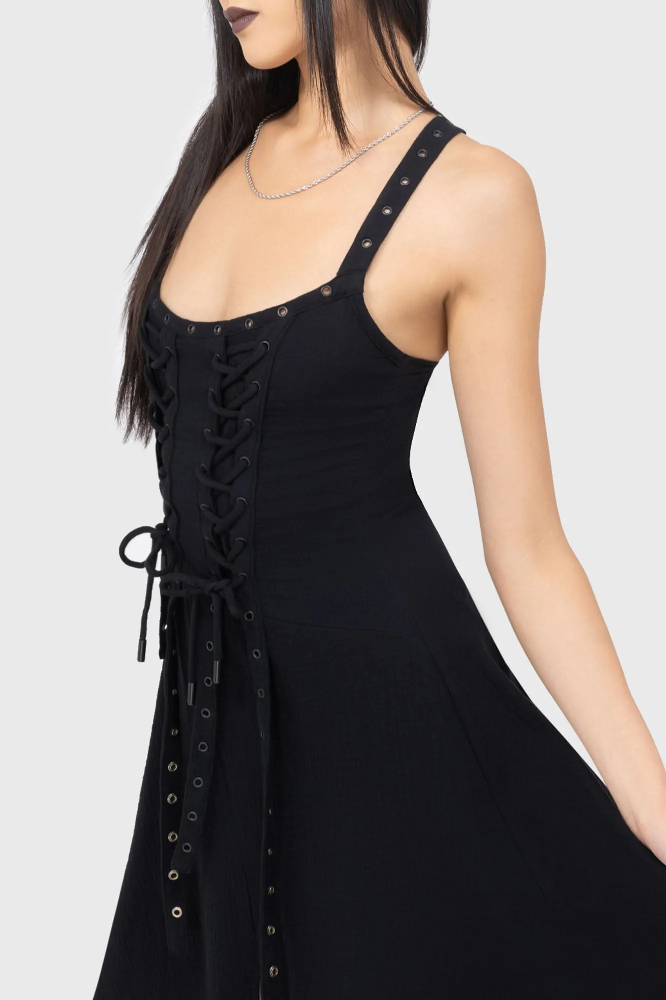 Summer Soft Slit Detail Beyond The Veil Dress