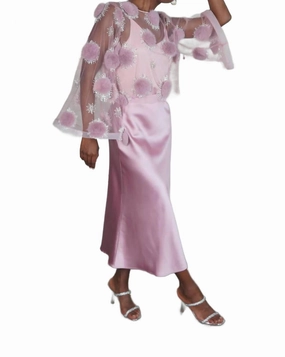 Reinforced Seams Fall Favorite Mary Kathryn Skirt In Rose Pom Party