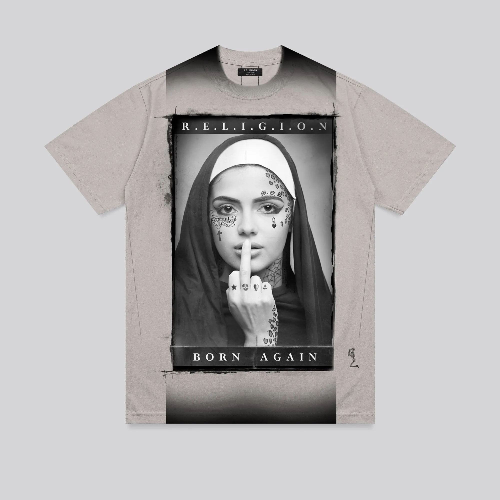 BORN AGAIN T-SHIRT FLINT Value for Money loose but not baggy