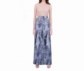 Double Stitched Boundless Pant-Skirt In Stormy Admiral Blue