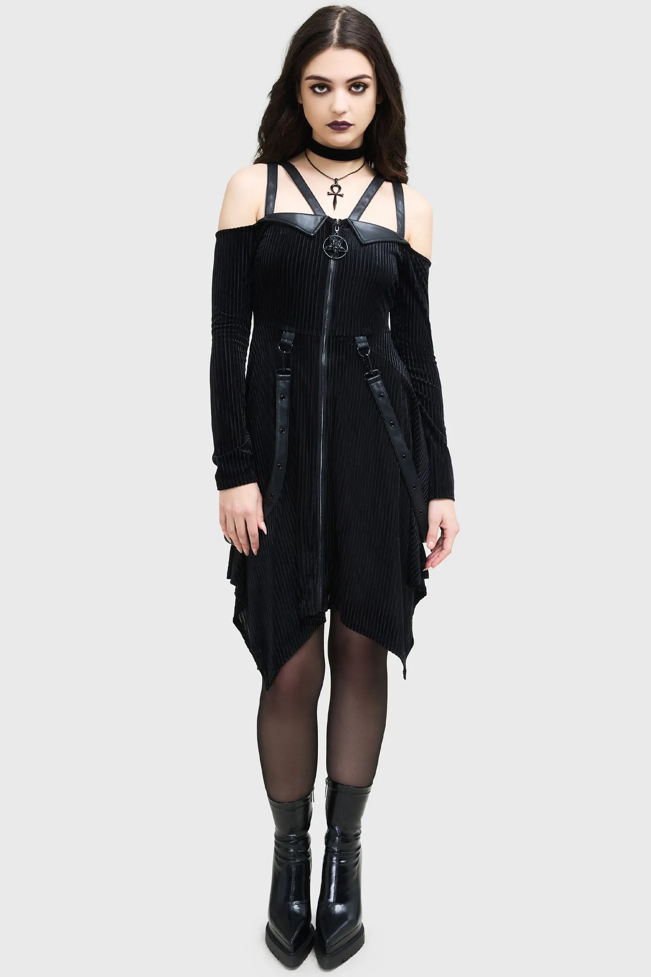 Ruched-Detail Zelphoria Dress