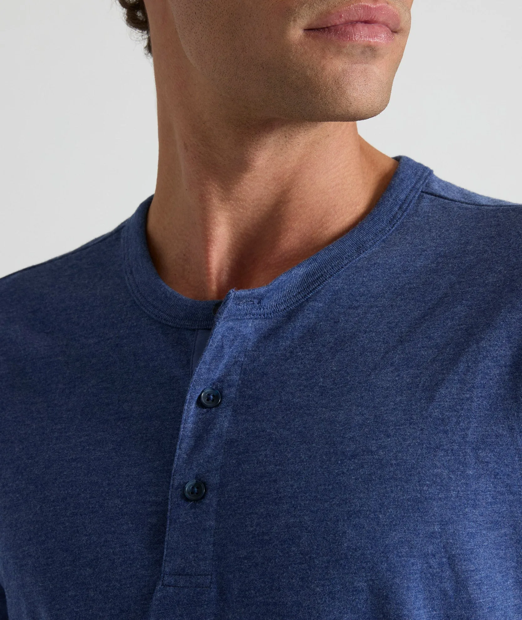 Good stretch Cozy Essentials Ultrasoft Short-Sleeve Henley