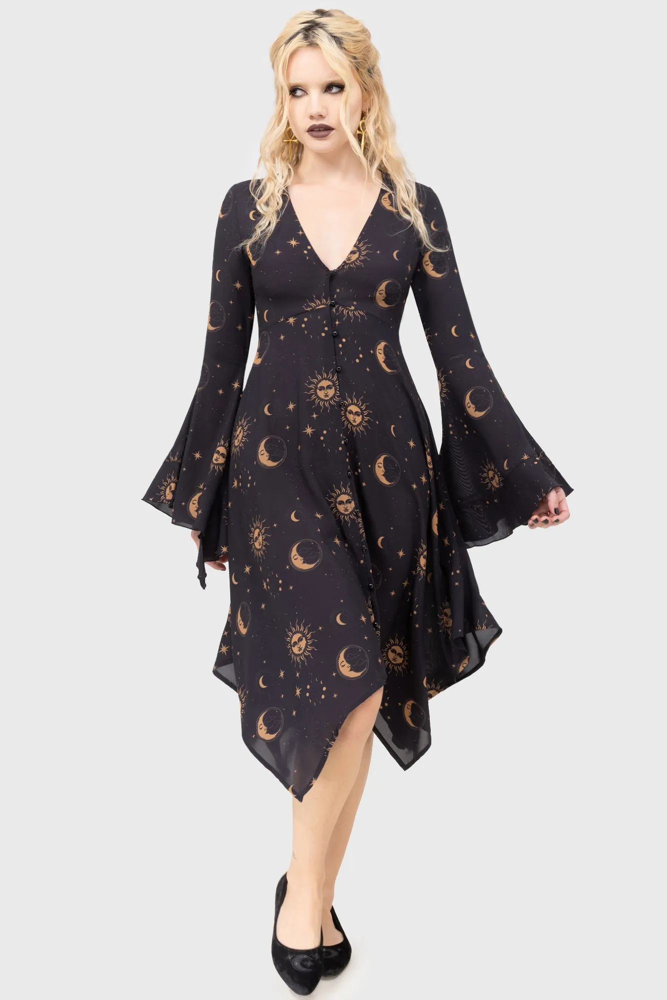 Orbit Dress Playful printed gown