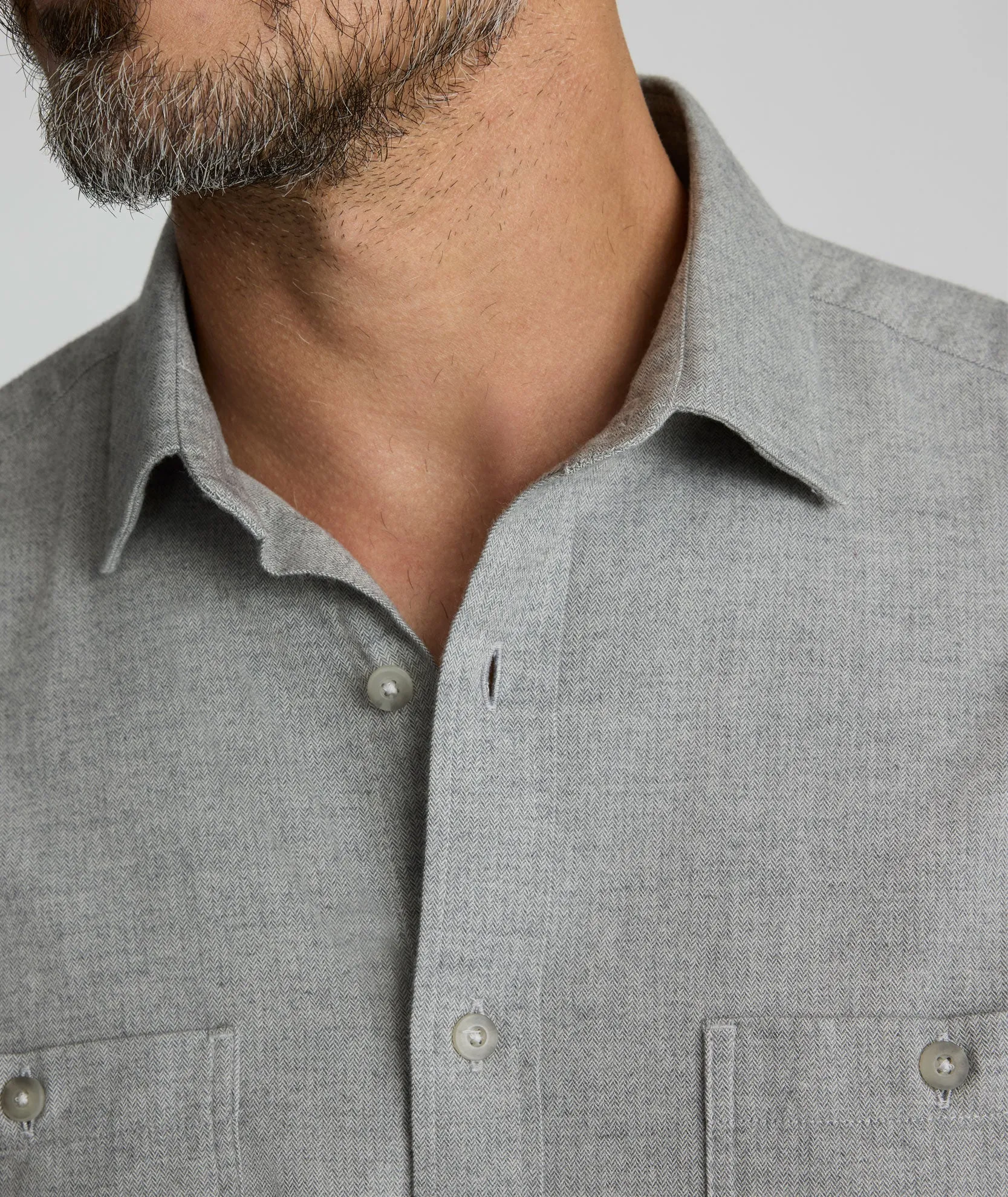 Printed Pattern Eco friendly materials Flannel Hemsworth Shirt