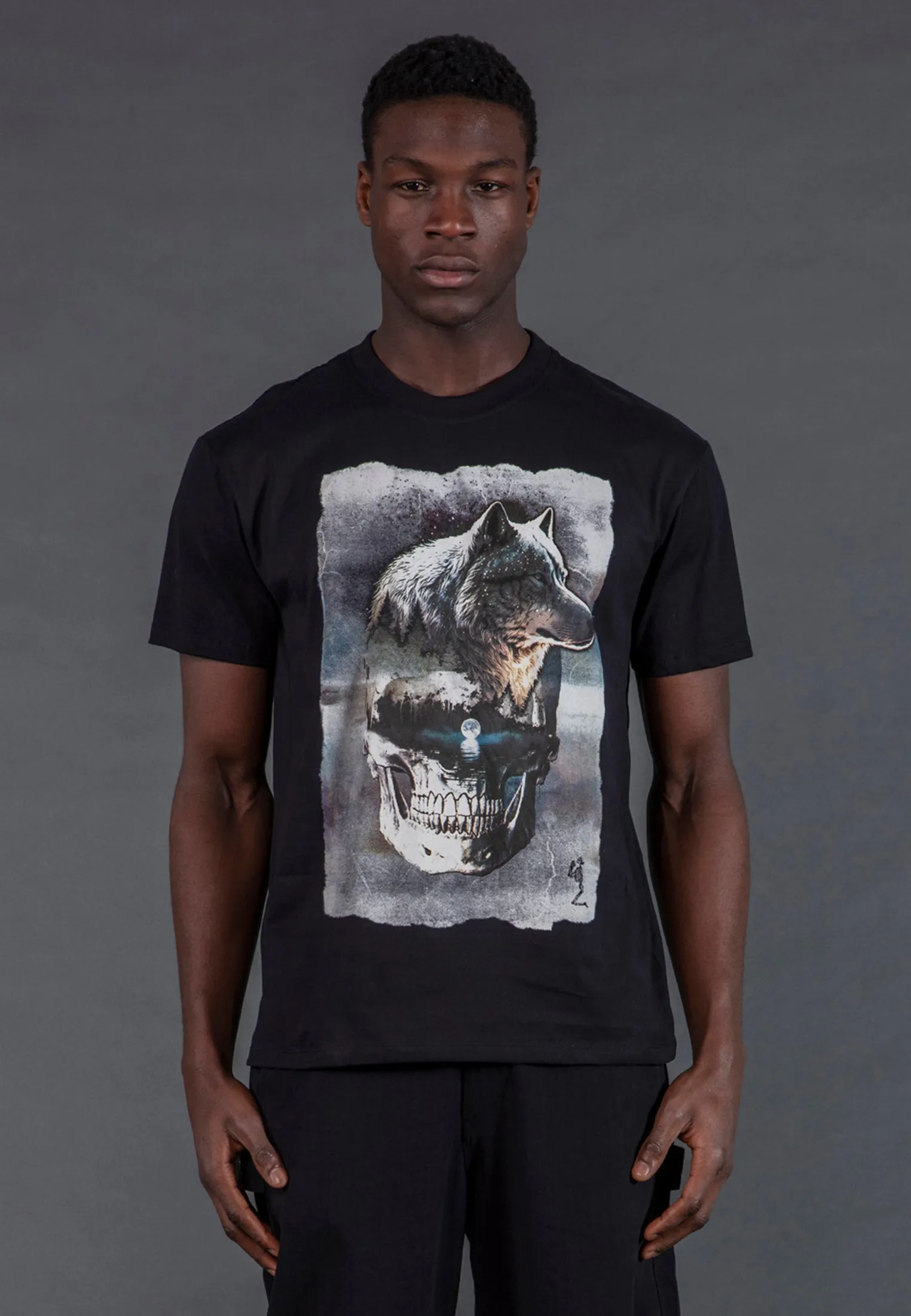 Adaptable WOLVES T-SHIRT BLACK