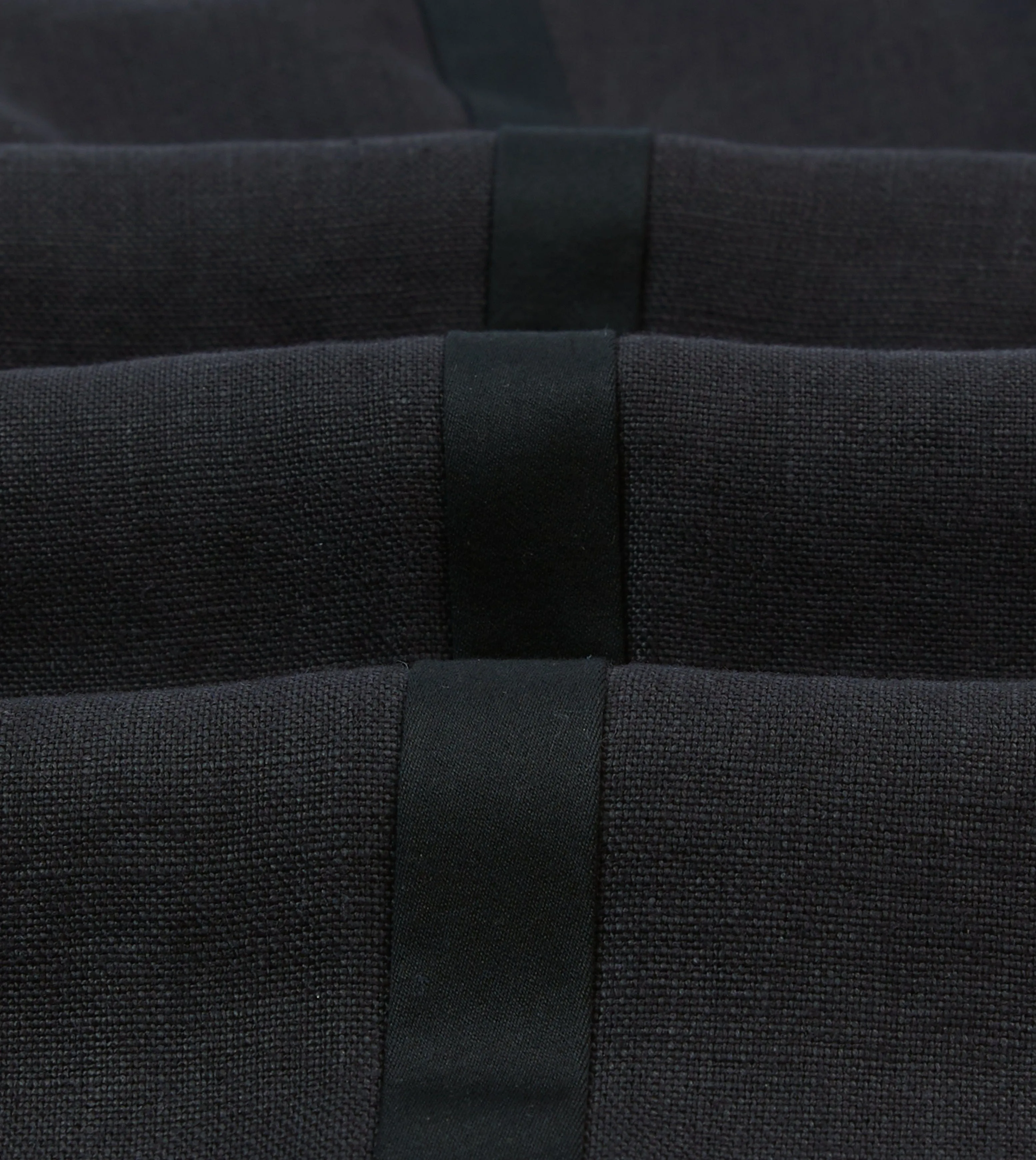 Black Linen Games Dinner Trousers Relax Fit