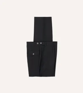 Odor Control Fabric Black Linen Games Dinner Trousers