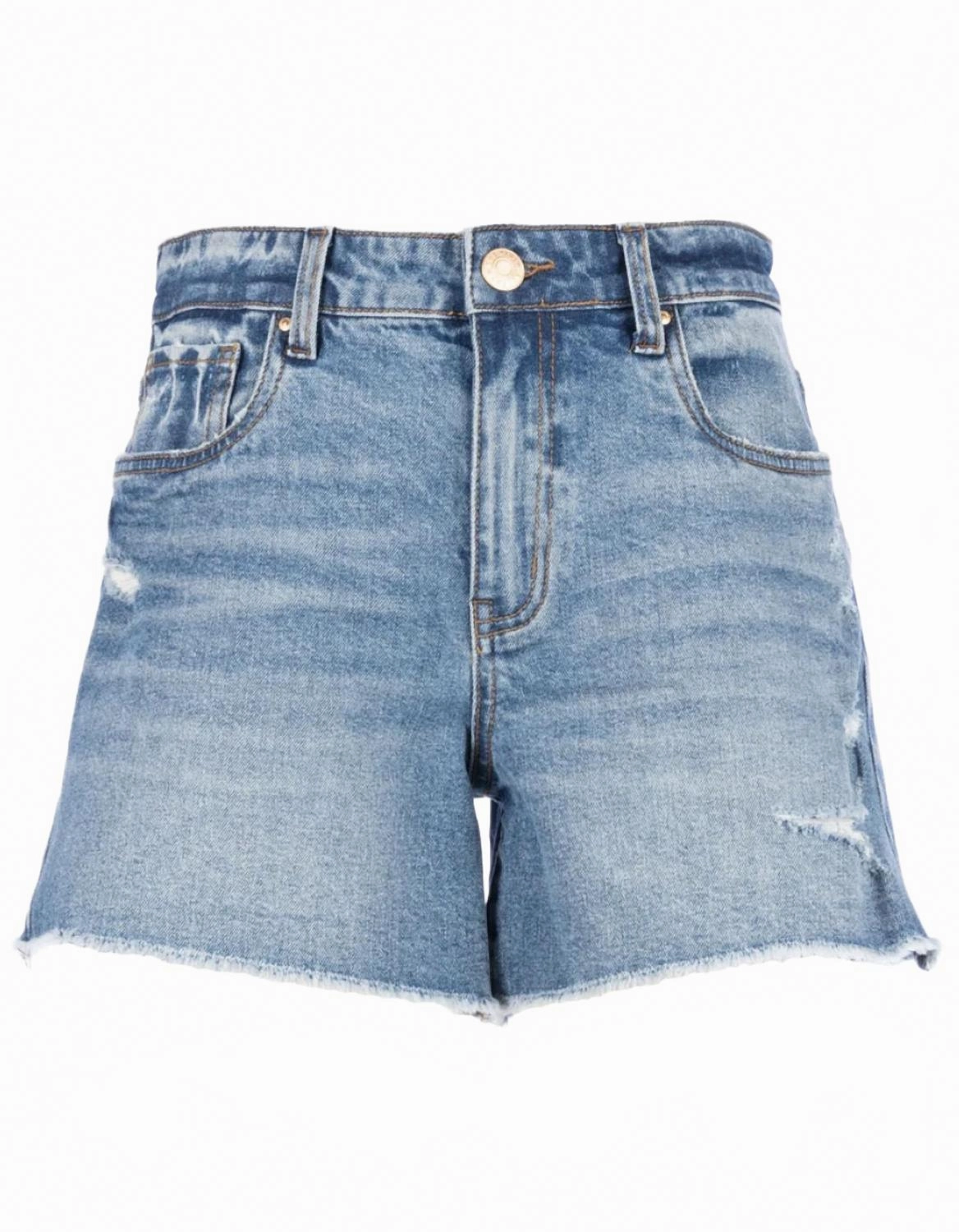 No Ride Up Silicone Grip Valentine's gift Women's High Rise Short In Blue