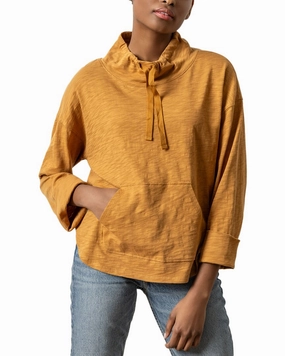 Lilla P Drawstring Neck Pullover Timeless Comfort Durable Construction