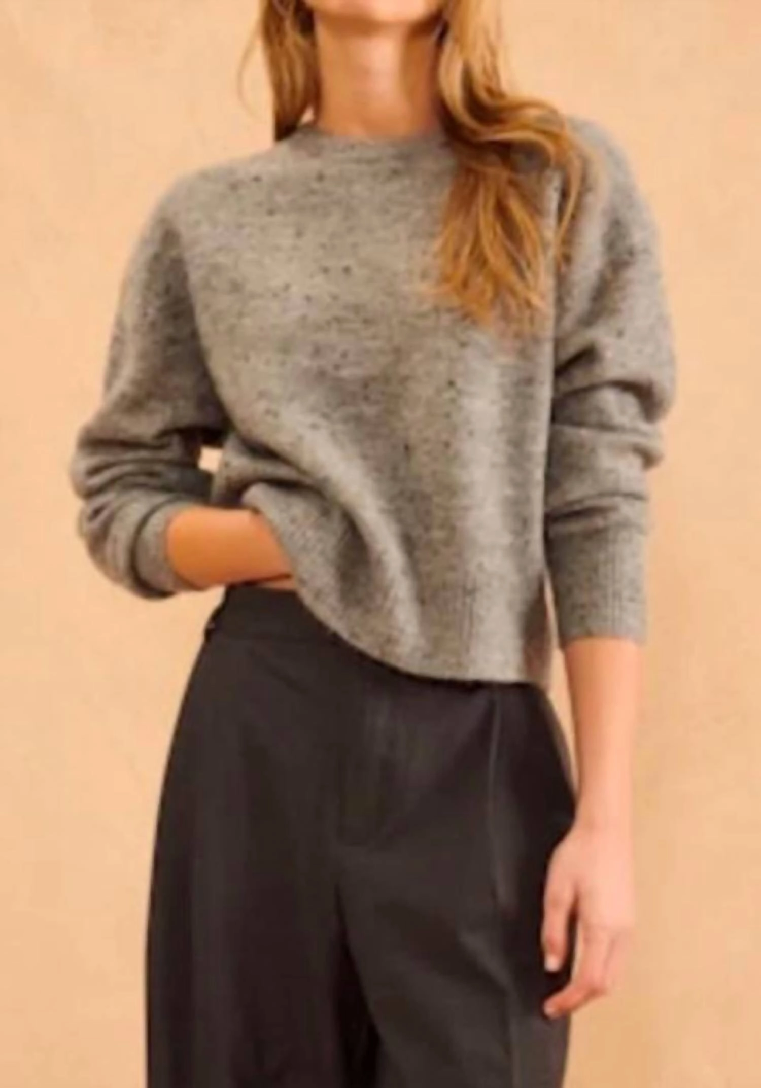 Wilfred Sweater In Overcast Chic Layering Light Knitwear
