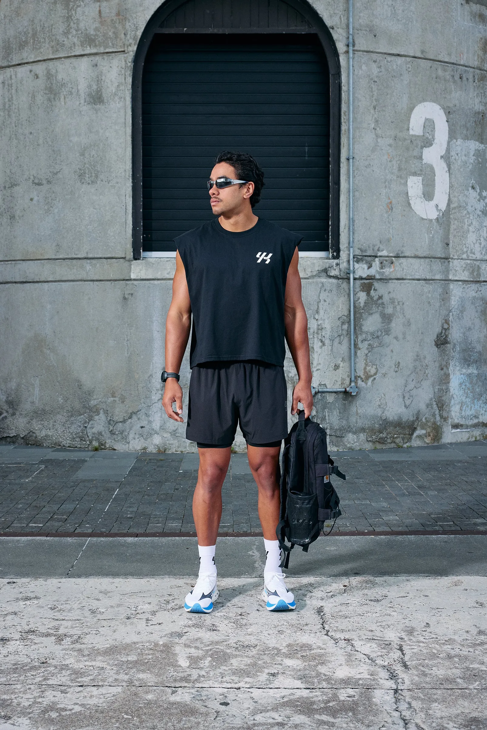 YK Move Champion Tank | Black Active Fashion
