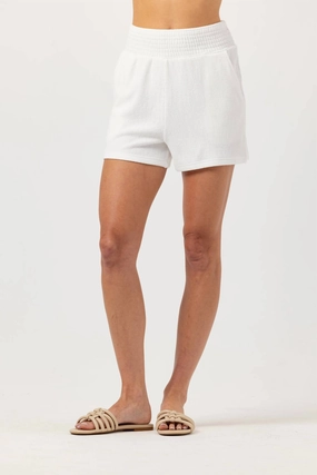 Trendy Look lounging clothes Brinley Shorts In Soft White