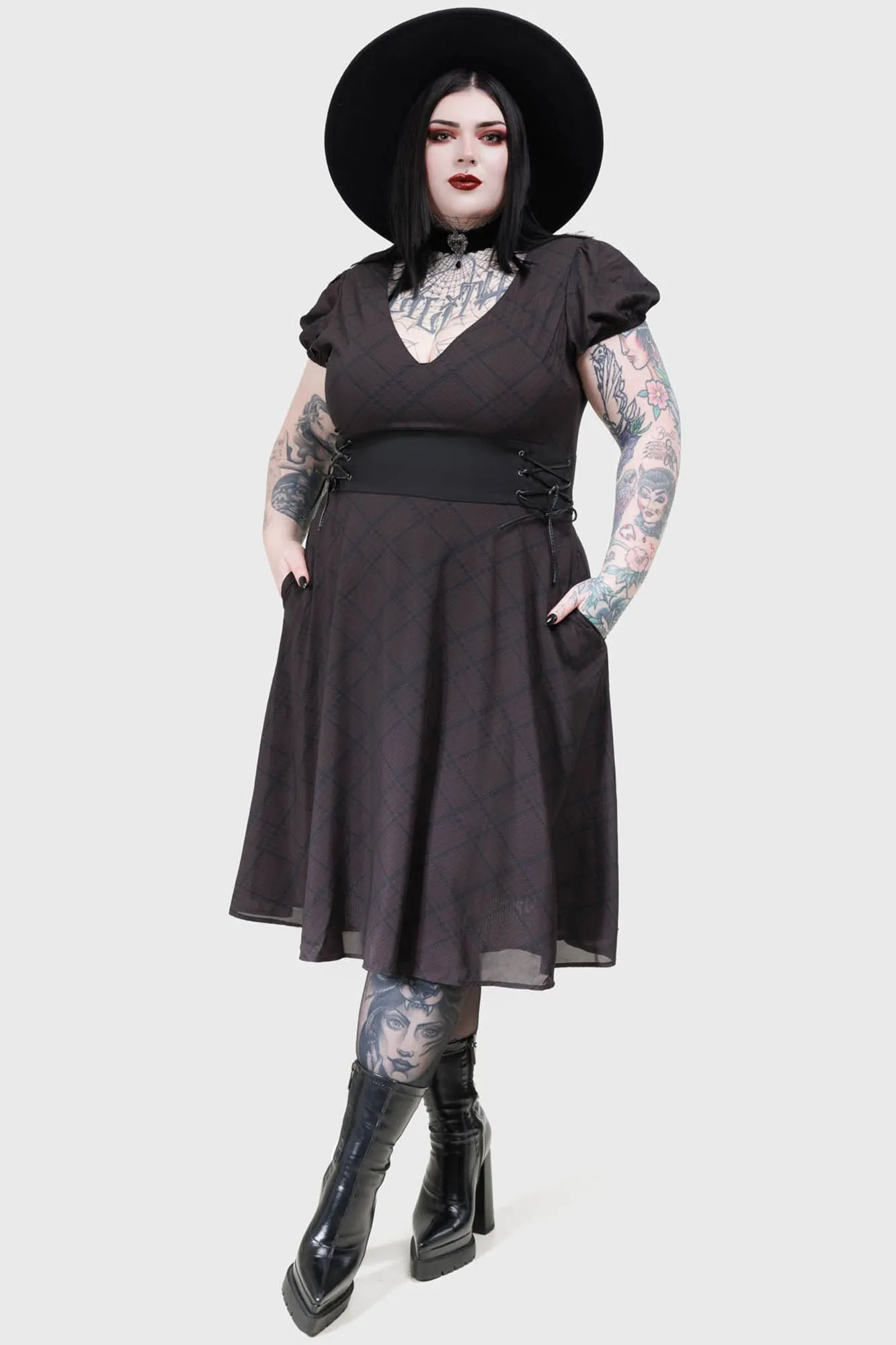 Light Silhouette Artistic Vibe Writewell Dress