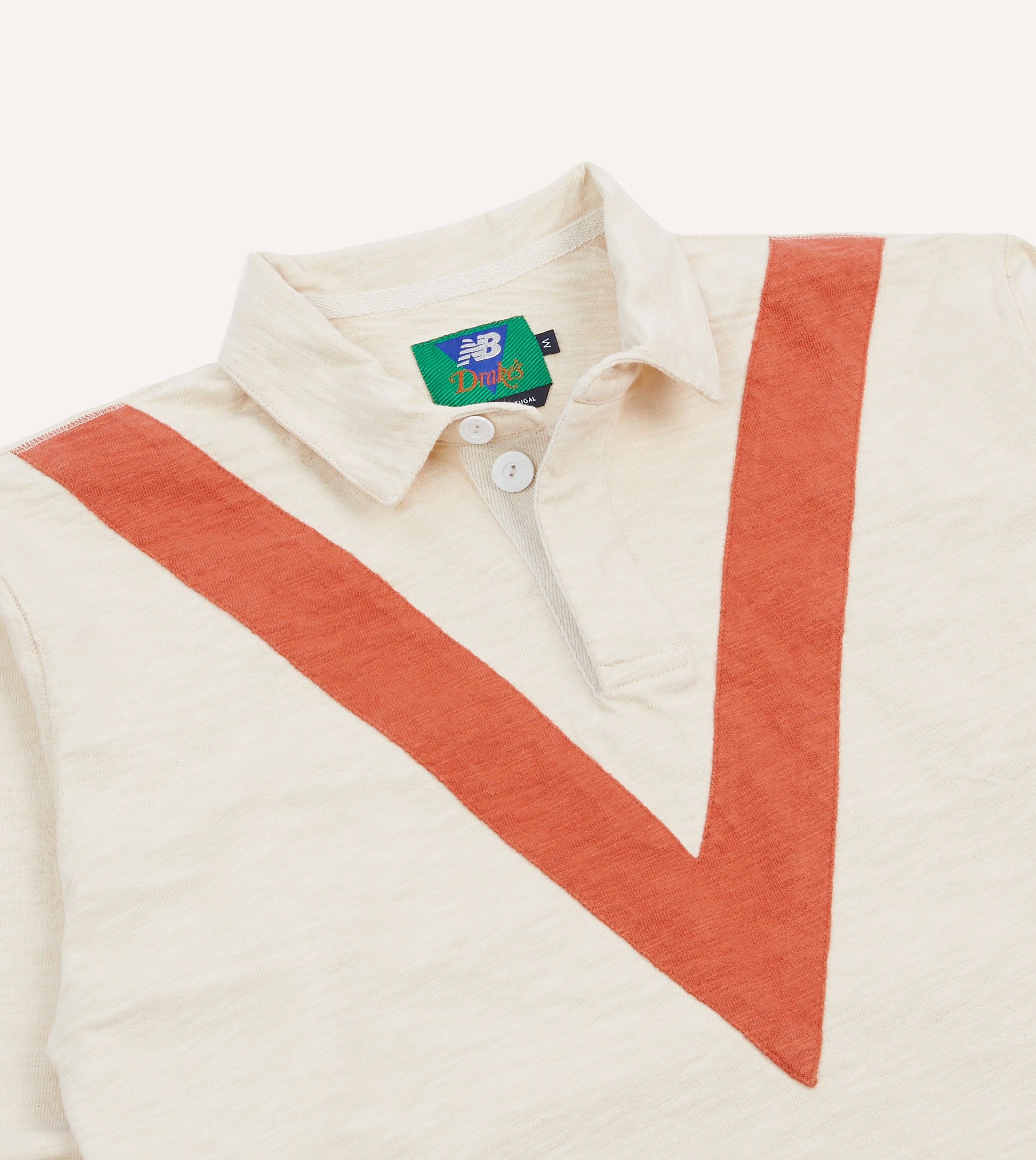 Lightweight Layers Job Interview Drake??s and New Balance '82 Flam?? Rugby Shirt