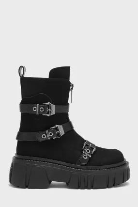 Coffin Combat Boots High Ankle Support