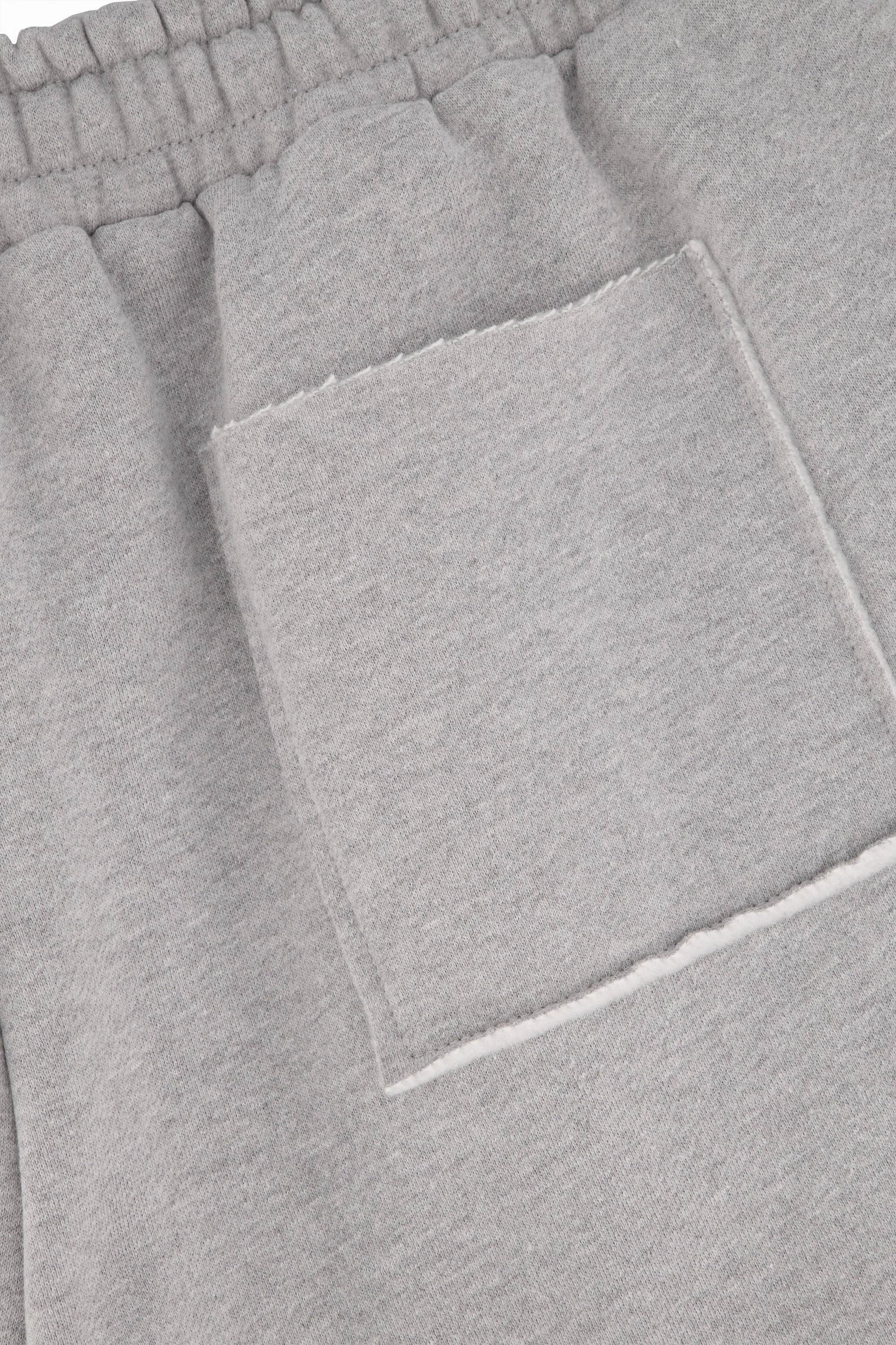 Exposed Seam Shorts | Grey Jogging Ready