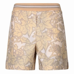 Burberry Botanical-Print Silk Shorts Versatile Styling
