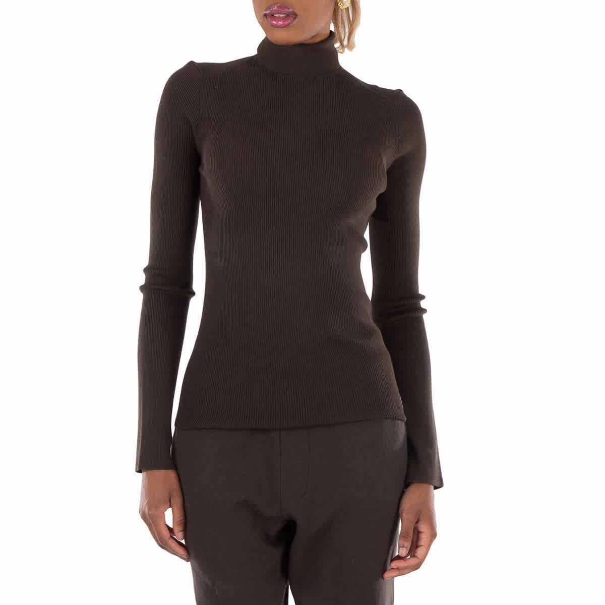 Burberry EKD Motif Roll-Neck Jumper Trendy Knit