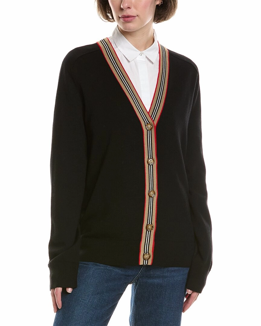 Burberry Icon Stripe Wool Cardigan Comfort First