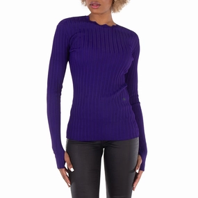 Burberry Viscose Blend Sweater Winter Ready Knit Chilly Ready